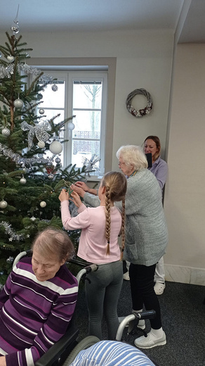 Vystoupení dětí v domově pro seniory